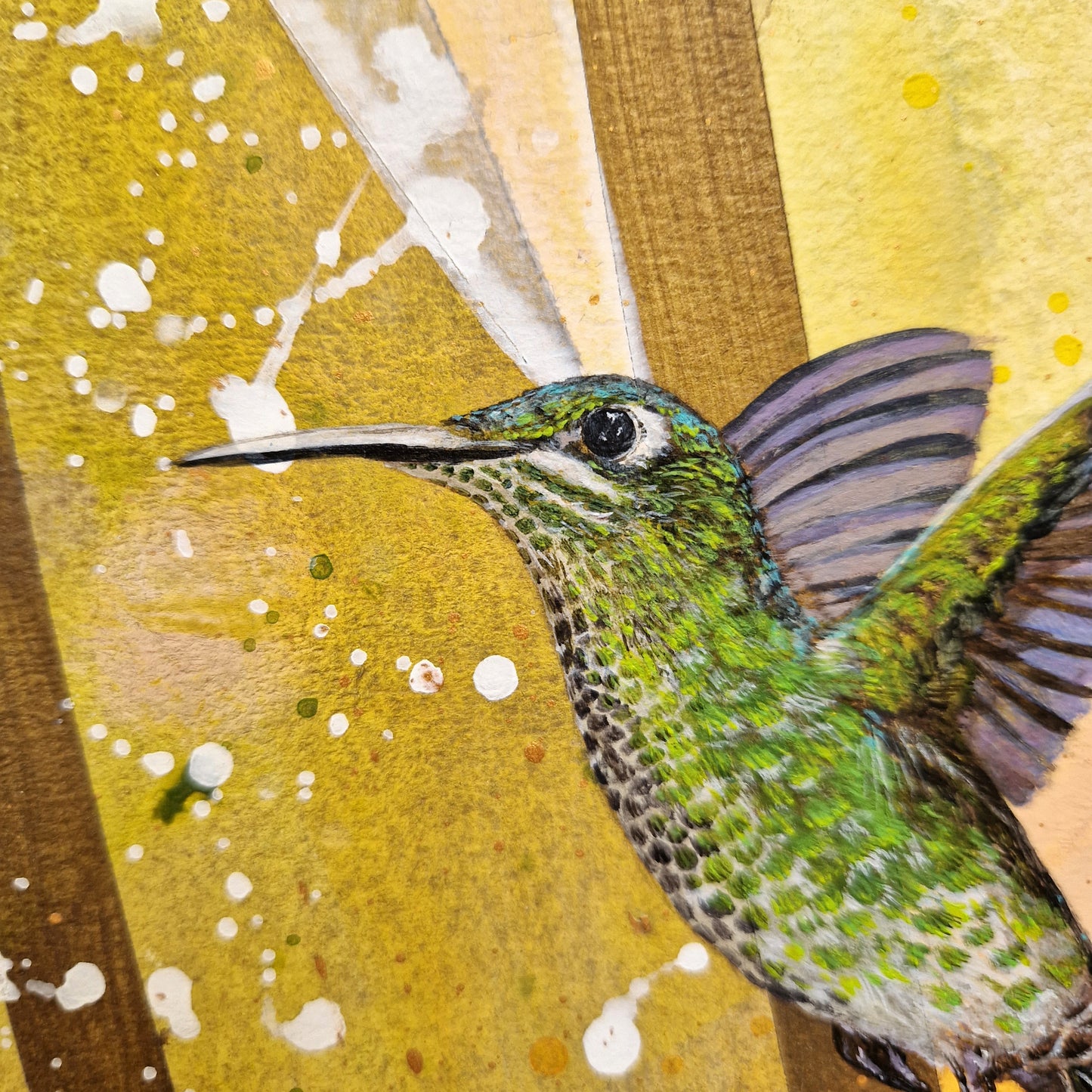Hummingbird Art Block V