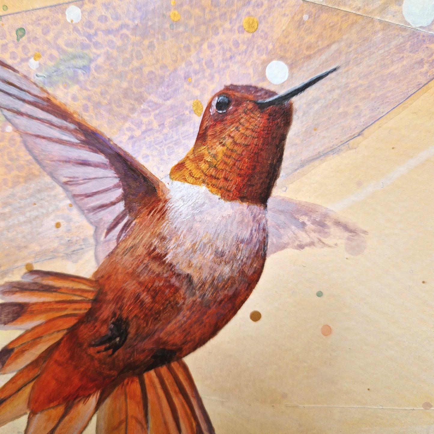 Hummingbird Art Block II