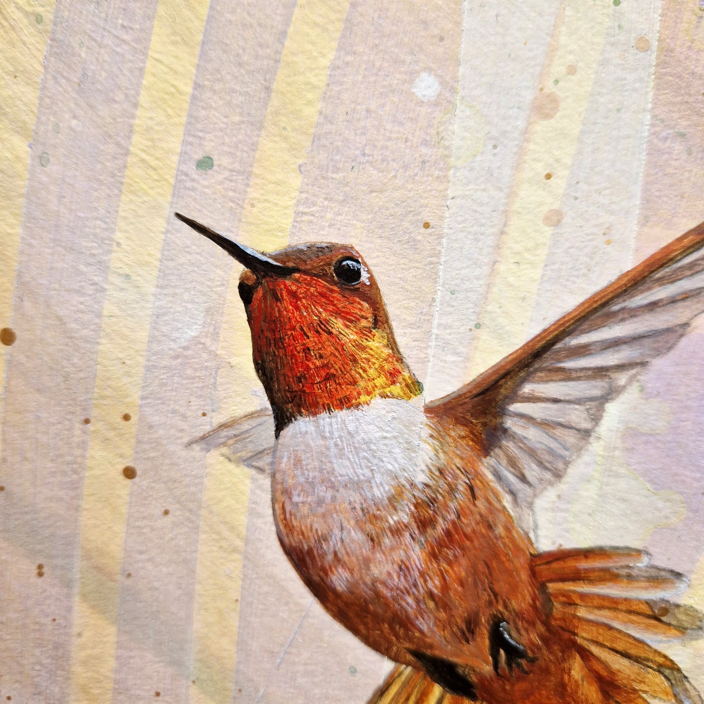Hummingbird Art Block I