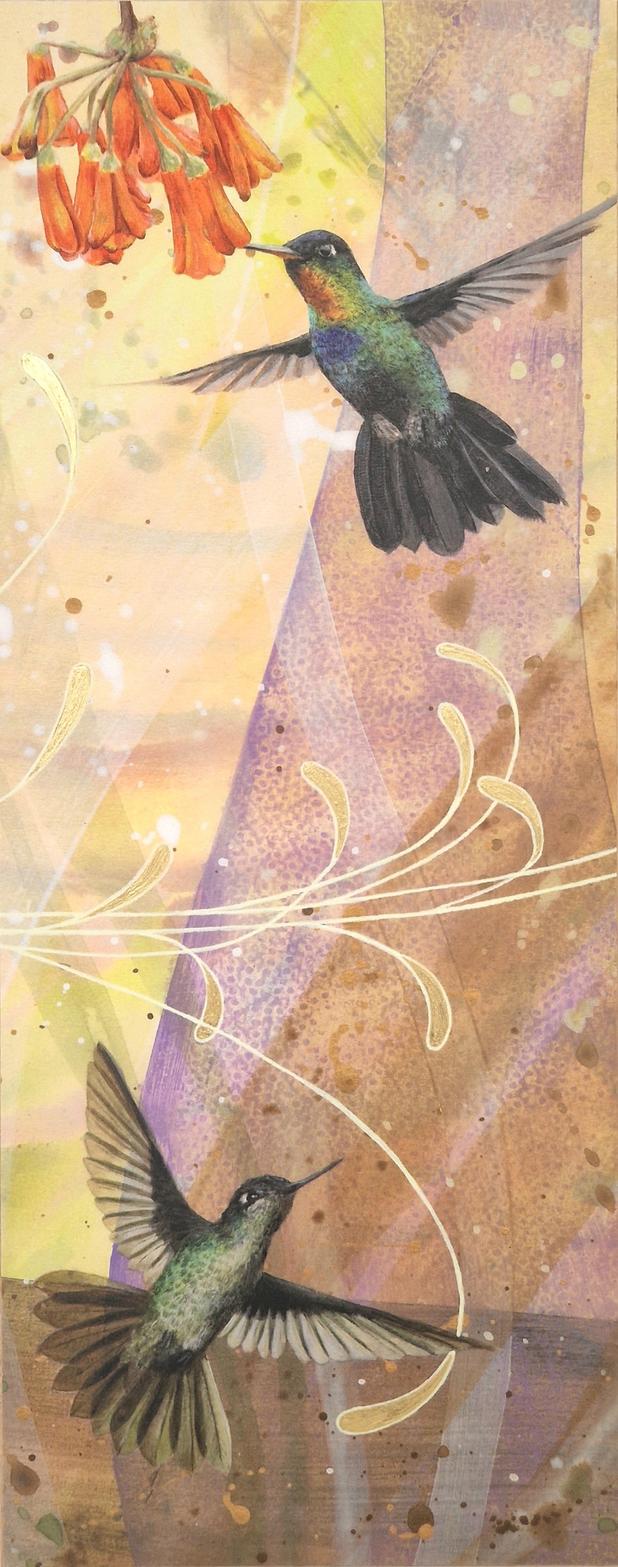 Hummingbird Art Block III