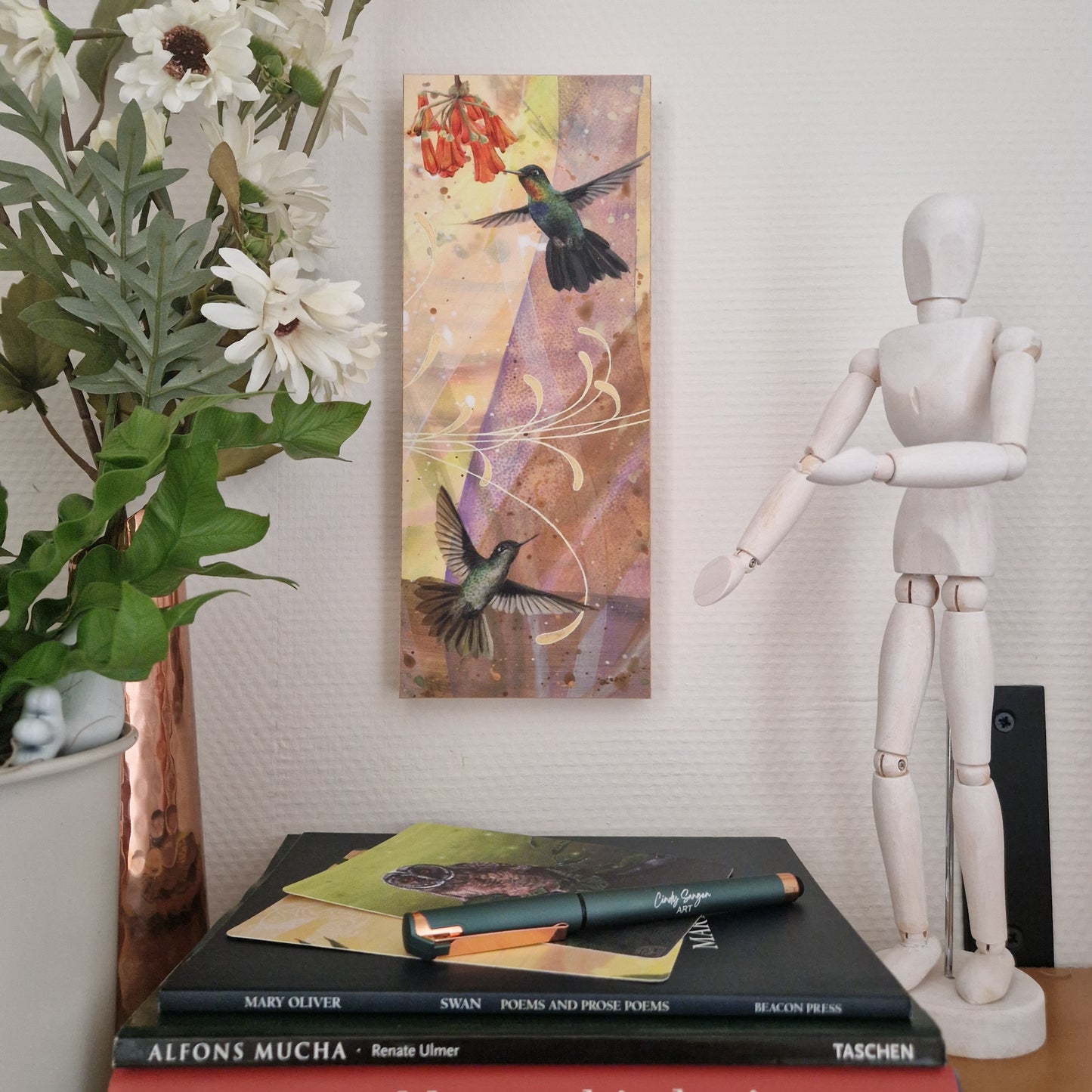 Hummingbird Art Block III