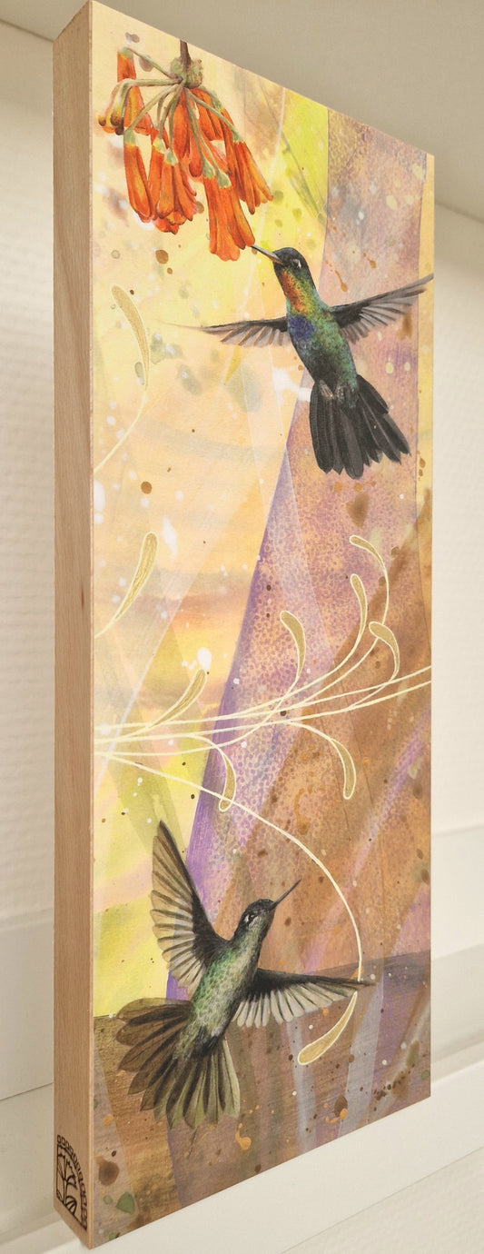 Hummingbird Art Block III