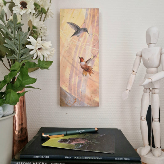 Hummingbird Art Block I