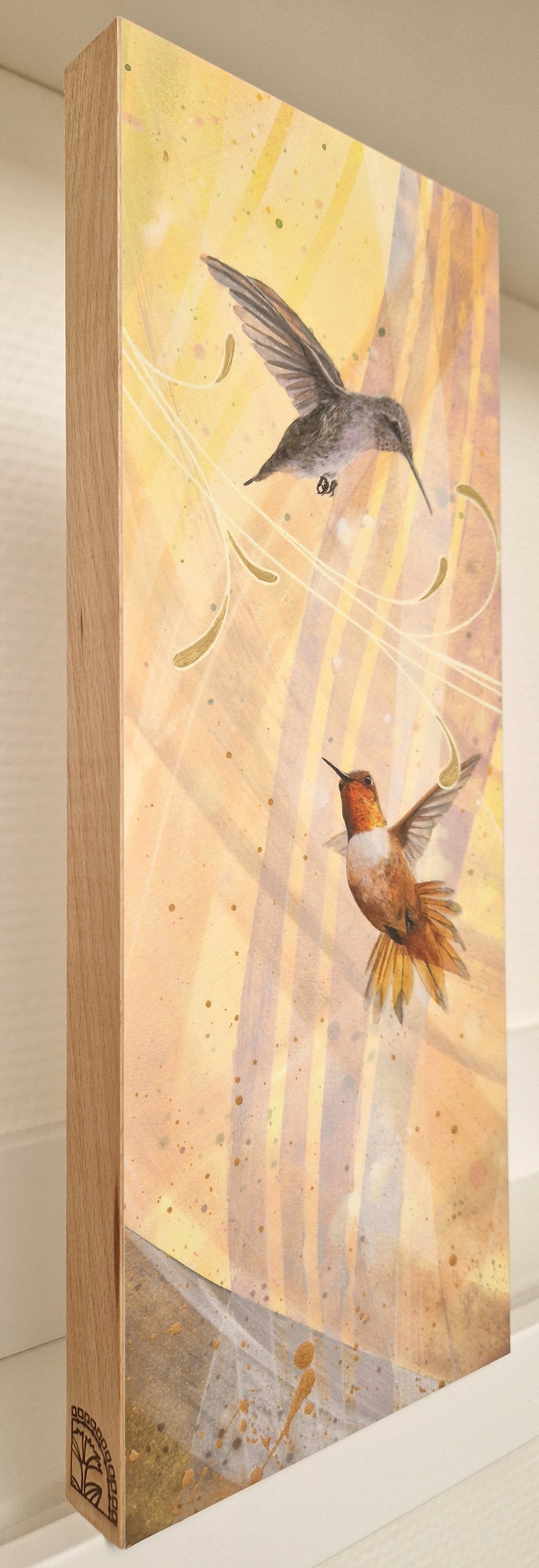 Hummingbird Art Block I