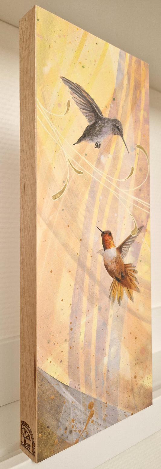 Hummingbird Art Block I