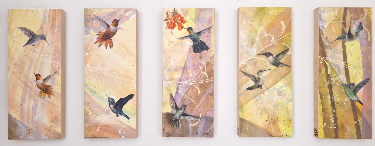 Hummingbird Art Block II