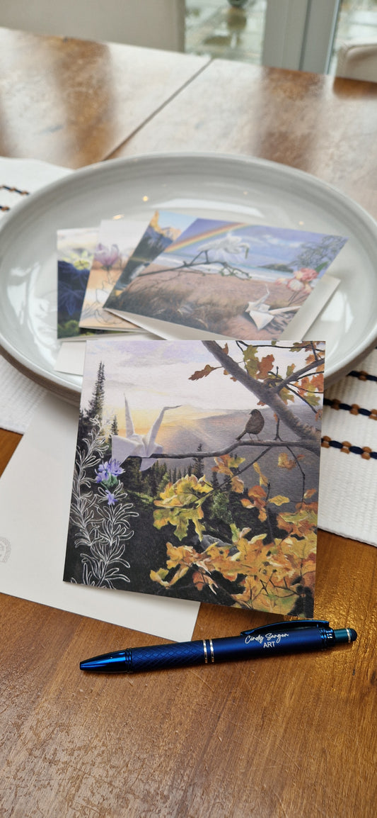 Art Card Bundle 'origami crane mini-series'