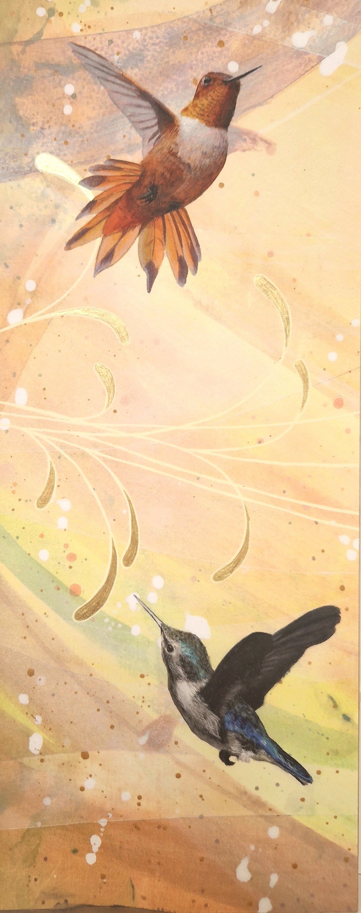 Hummingbird Art Block II