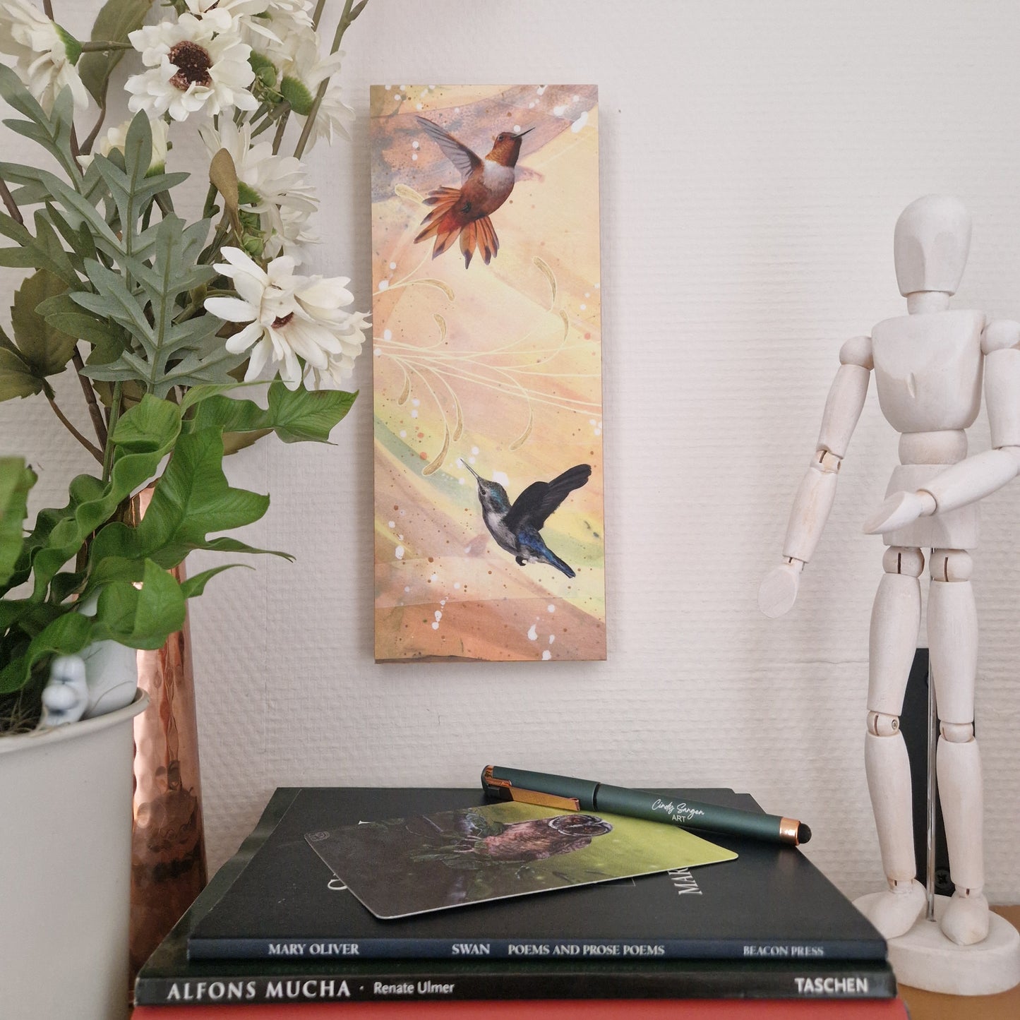 Hummingbird Art Block II